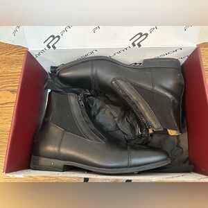 Parlanti Passion Z2 Paddock Boots. calfskin leather. Double Front Zip Black 42